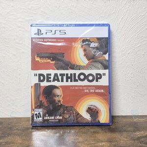 Sony PS5 Game Deathloop - Blue and Red Cover